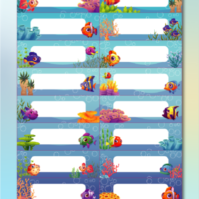 Adhesive Blank Labels