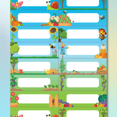 Adhesive Blank Labels