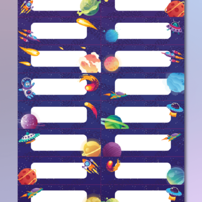 Adhesive Blank Labels