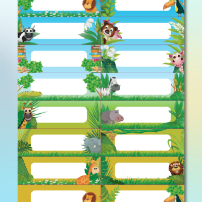 Adhesive Blank Labels